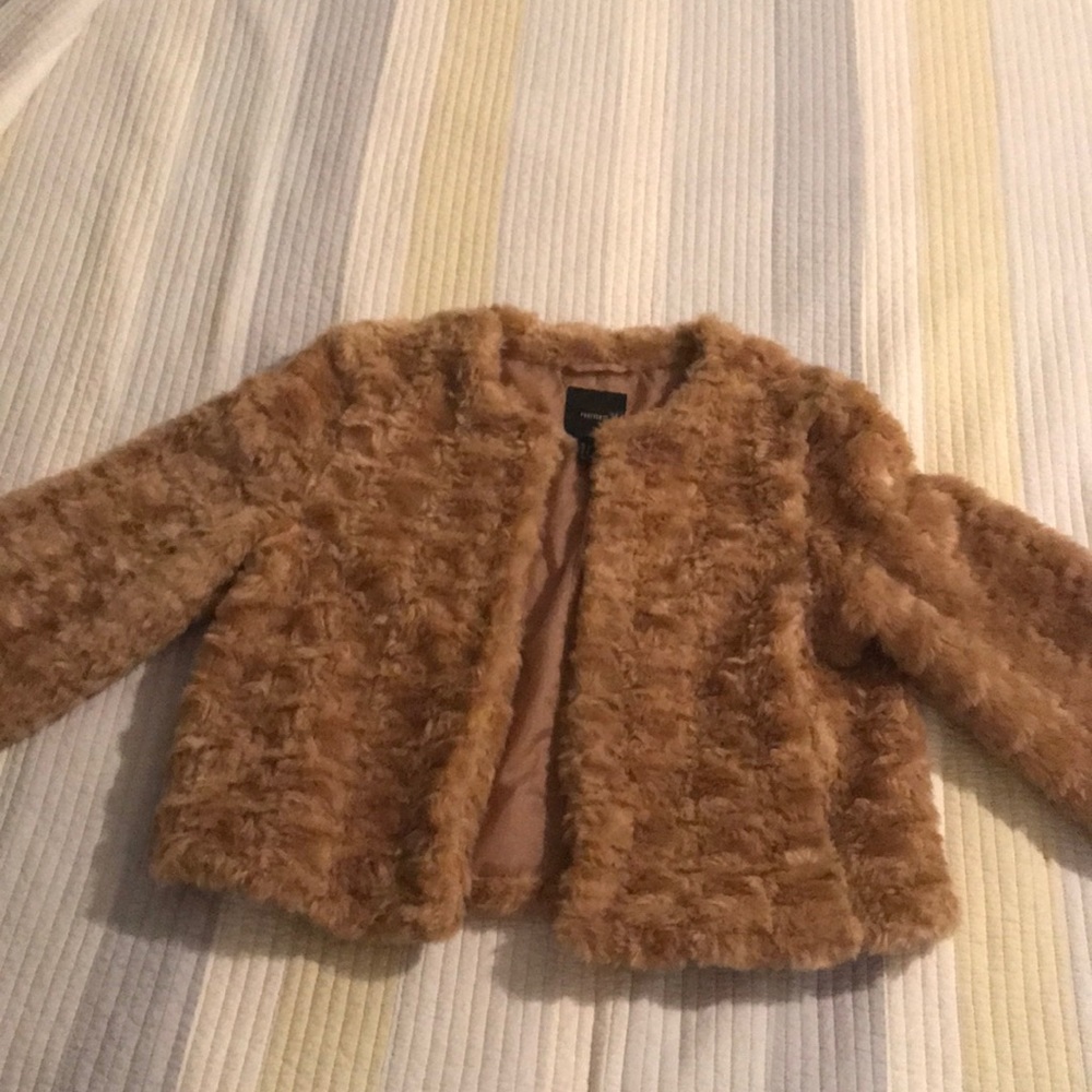 Faux fur jacket